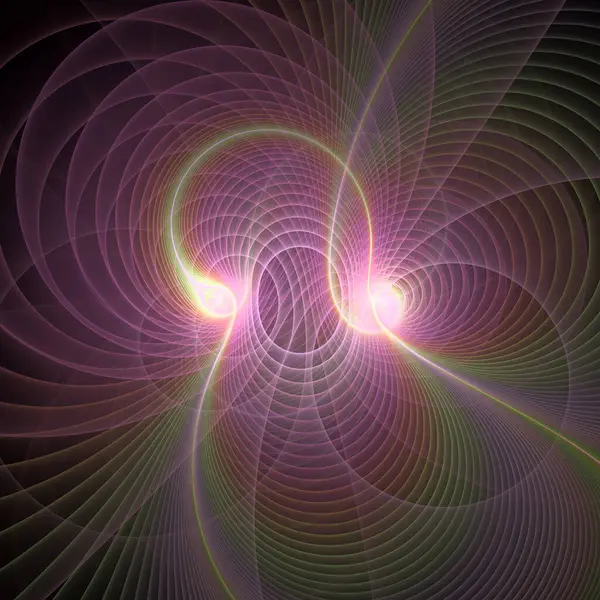 Uzay türbülans serisi. Popüler bilim, eğitim ve araştırma konularındaki girdap, bükülme ve etkileşim dalgalarından oluşan arkaplan.