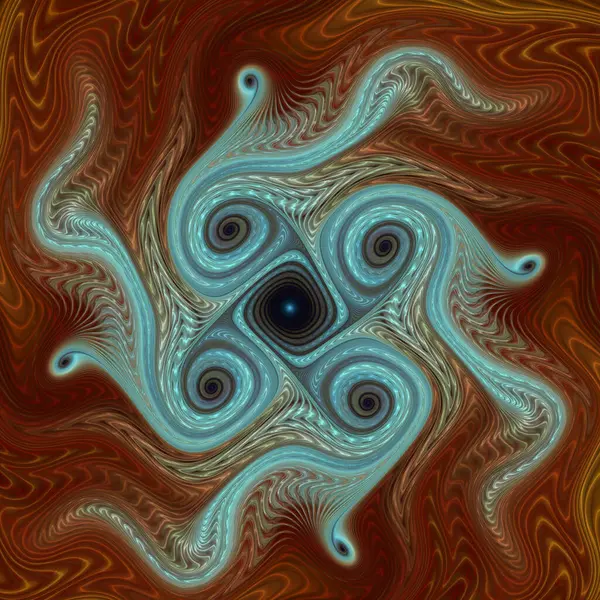 Fraktal Geometri serisi. Görselleştirme, organik geometri, matematik, fraktal tasarım ve bilim konularındaki derin uzaysal dalgalanmaların canlı bir gösterimi.