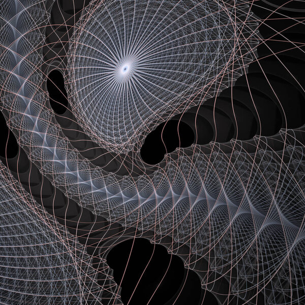 Космическая турбулентность. Взаимодействие волновой вибрации и динамического распространения картины на тему современной науки и исследований.