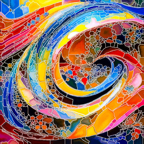 Серия игр Division Dreams. Сегментированные пространства, окрашенные для изучения единства и разделения с естественными средами.