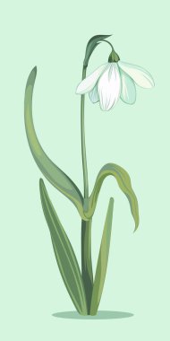 Çiçek bahar sanatı. Mutlu Paskalyalar. Halk tarzı. Bahar tatili için posterler. Mavi arkaplanda izole edilmiş simgeler.