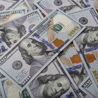 Dünya parası - Kare resim özeti ABD dolarlarının çoğu