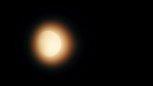 Nocne Niebo Upływ Czasu Księżyca — Wideo stockowe