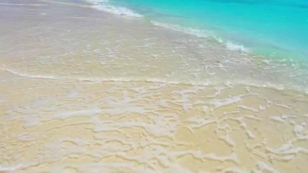 Береговая Линия Океана Мальдивы Июнь 2021 Года — стоковое видео