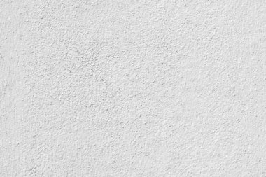 Beyaz beton duvar dokusu arka planda. Boş çimento kaplama desenli malzeme herhangi bir tasarım için soyut arkaplan