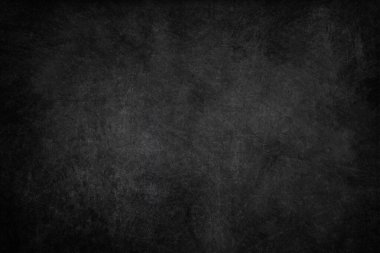 Mürekkep tahtası veya karatahta dokusu soyut arkaplan grunge kir beyaz tebeşir ile silinmiş boş siyah billboard duvarı, kopya alanı, duvar kağıdı çalışma eğitimi eğitim iletişimi için element backdro