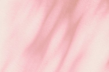 Pembe yaprakların soyut ışık gölgesi bokeh arka plan. Doğal çapraz yapraklar ağaç dalları pastel bej gölgeler ve duvarda güneş ışığı. Gölge kaplama efekti yeşillik modeli, grafik düzeni, duvar kağıdı