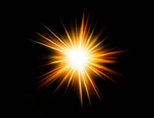 Sun rays light, warm light. shiny explosion sunbeam light ray glow background, sunshine overlay effect. Spotlight, light beam isolated on black, illustratio