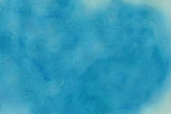 Akvarel Štětec Textury Pozadí Modrá Barva Blotch Barva Skvrna Splash — Stock fotografie