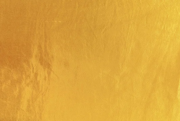Fondo Textura Seda Dorada Superficie Lámina Tela Oro Brillante Amarillo — Foto de Stock