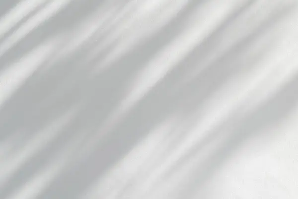 Licht Schaduw Van Bladeren Abstracte Grijze Achtergrond Natuurlijke Schaduwen Zonneschijn — Stockfoto