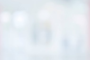 Soyut beyaz arka plan bulanık parlak ışık bokeh, iç modern hastane kliniği kanguru