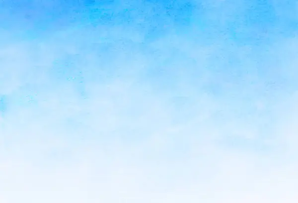 Ακουαρέλα Εικονογράφηση Τέχνη Αφηρημένο Μπλε Χρώμα Υφή Φόντο Σύννεφα Και — Φωτογραφία Αρχείου