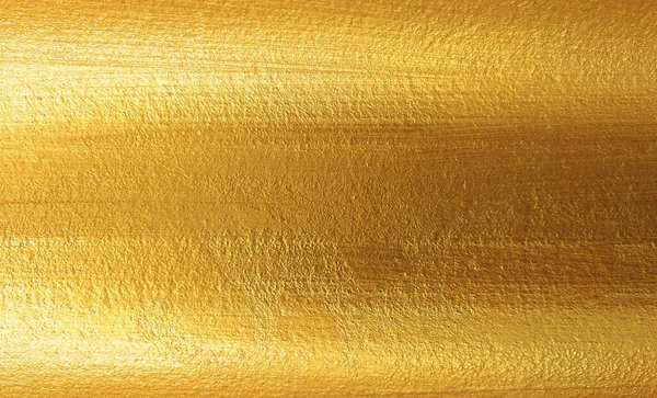 Oro Sfondo Texture Della Parete Giallo Lucido Lamina Oro Vernice — Foto Stock