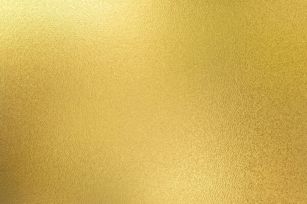Gold Wall Texture Background Yellow Shiny Gold Foil Paint Wall — Stock Photo, Image