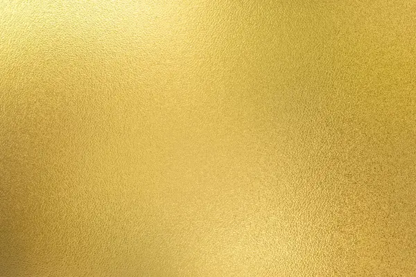 Gouden Muur Textuur Achtergrond Geel Glanzend Goud Folie Verf Wandblad Rechtenvrije Stockfoto's