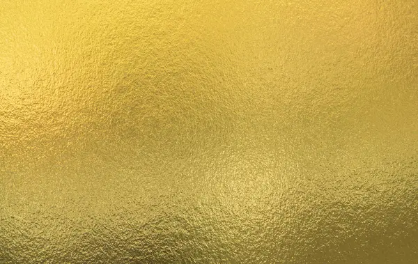 Текстура Золотой Стены Фона Желтый Блестящий Золотой Фольги Краски Стене Стоковое Изображение