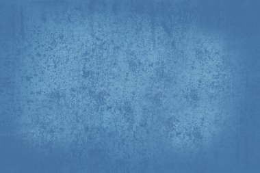 Grunge açık mavi soyut doku arka planı. Şablon grafik yaratıcı sanat kartı tasarımı için tahıl desenli eski, beton kaplama beyaz duvar yüzeyinde mavi boya, duvar kağıdı.