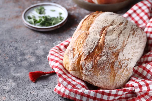 Přírodní Organický Domácí Chléb — Stock fotografie
