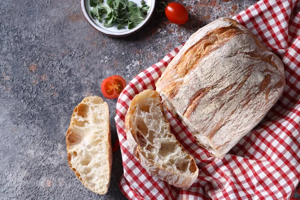 Přírodní Organický Domácí Chléb — Stock fotografie