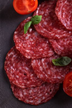 raw smoked sausage salami deli meats