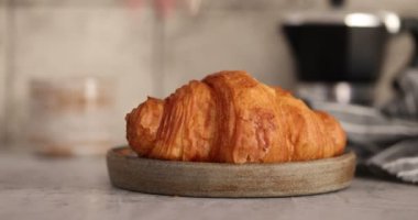 fresh homemade croissant for dinner and breakfast