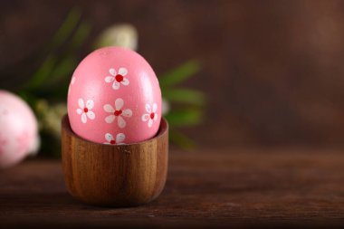 Paskalya hala hayat dekoru yumurtaları çiçekleri