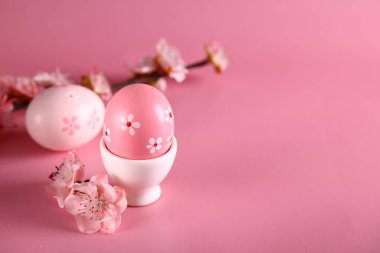 Paskalya hala hayat dekoru yumurtaları çiçekleri