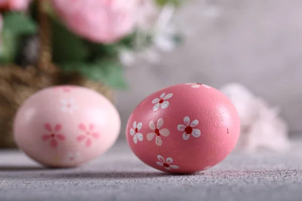 イースターまだ人生の装飾卵の花 — ストック写真