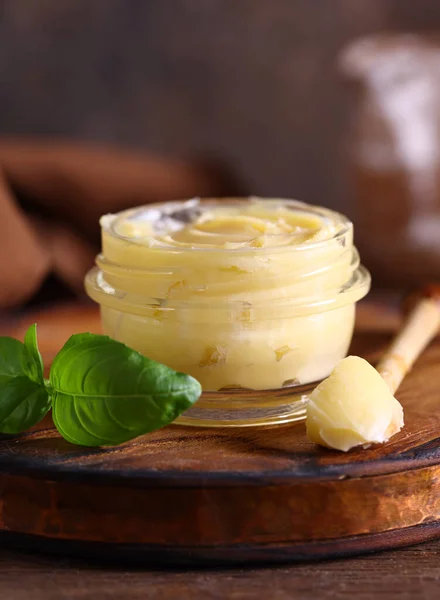 Manteiga Ghee Saudável Super Comida — Fotografia de Stock
