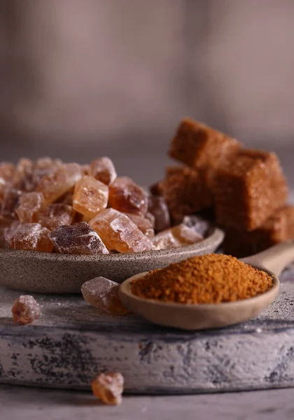 Természetes Szerves Cukor Homok Finomított Cukor — Stock Fotó