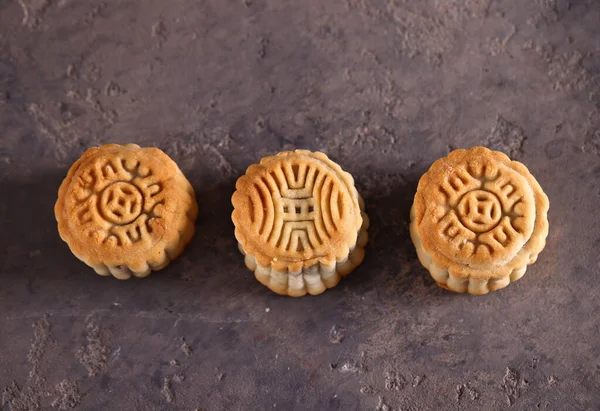 中秋节吃月饼的传统 — 图库照片