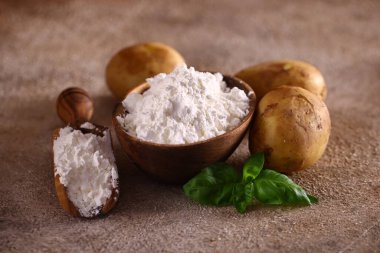 organik patates nişastası sağlıklı yiyecek