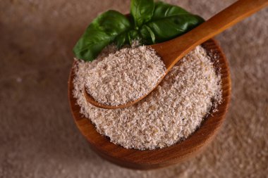 Sağlıklı bir beslenme için lif psyllium.