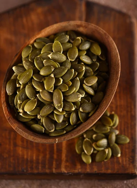 Organic Superfood Pumpkin Seeds Healthy Diet — Stock Photo, Image