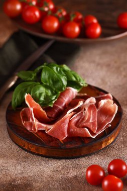 Doğal organik jambon parma jambon prosciutto.