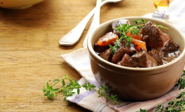 home comfort food goulash with meat clipart