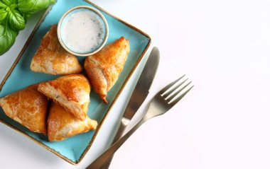 Atıştırmalıklar için ev yapımı mini turtalar.