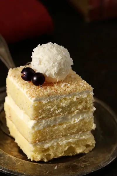 Праздничный Десертный Торт Наслаждения Стоковая Картинка