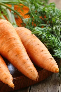 taze organik havuç ve havuç suyu.