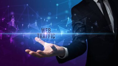WeB TRAFFIC yazıtları, sosyal ağ konsepti