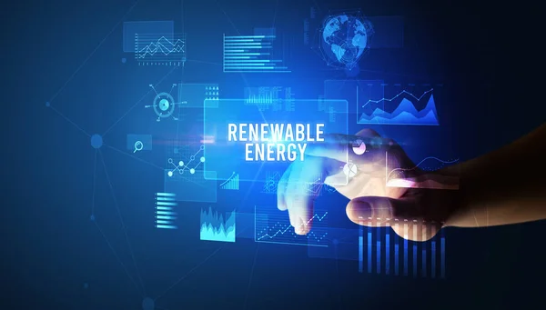 Renewable Energy 새로운 비즈니스 — 스톡 사진