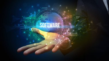 SOFTWARE yazıtları, dijital teknoloji kavramı