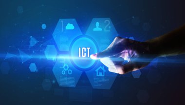 ICT yazıtları, yeni teknoloji kavramı.