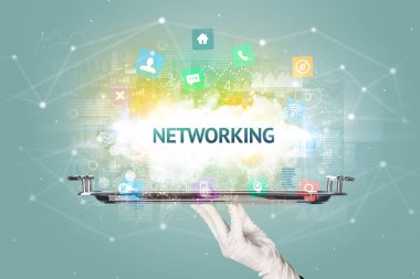 Garson NETworking yazıtları ile sosyal ağ konsepti sunuyor