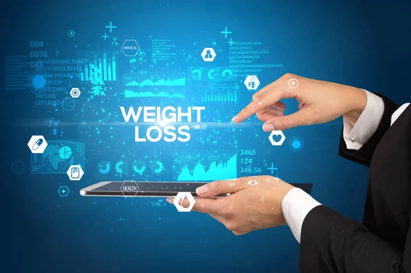 Weight Loss 스크린의 — 스톡 사진
