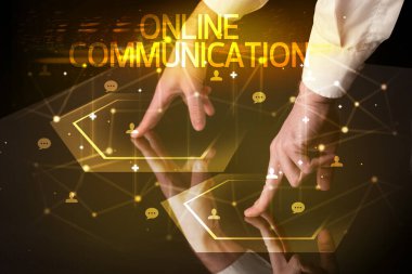 ONLINE COMUNICATION yazıtları, yeni medya kavramı ile sosyal ağlarda gezinme