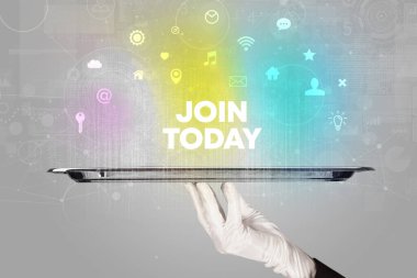 Garson bugün JOIN ile sosyal ağ hizmeti veriyor. Yazı, yeni medya kavramı