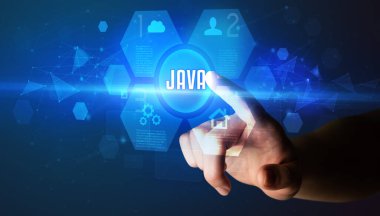 El teması JAVA yazması, yeni teknoloji kavramı