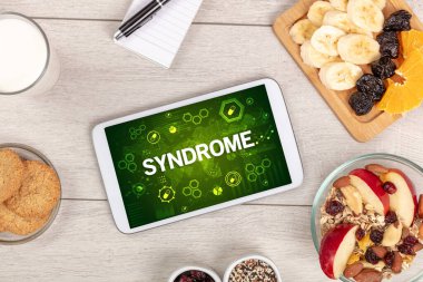 SYNDROME yazıtlı sağlıklı Tablet Pc bileşimi, bağışıklık sistemi güçlendirme kavramı